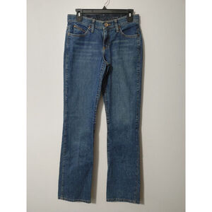 Women's Wrangler Blue Boot Cut Jeans Q Baby Waistband Juniors 3x34